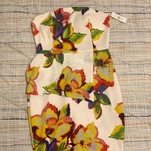 Fashion to Figure strapless floral dress